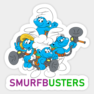 Smurfbusters Sticker